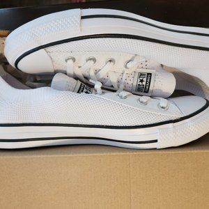 New Converse CTAS Shoreline White Sneakers SlipOn